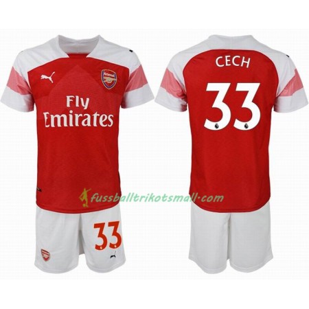 Fußballtrikots Arsenal CECH 33 Kinder 2018-2019 Kurzarm Heimtrikotsatz kaufen